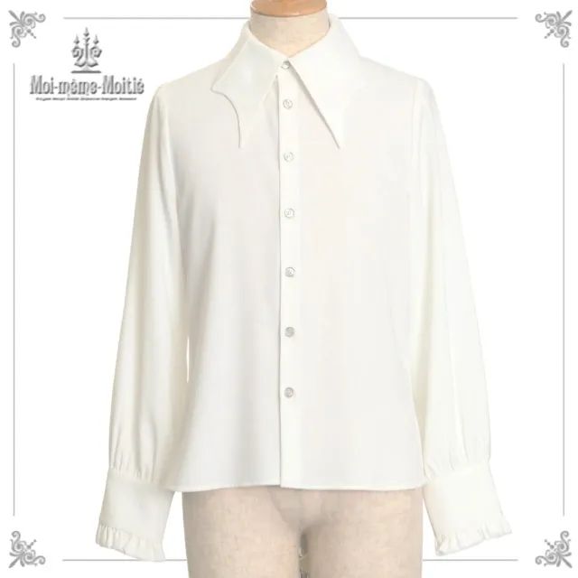Bat Collar Blouse Moi-même-Moitié