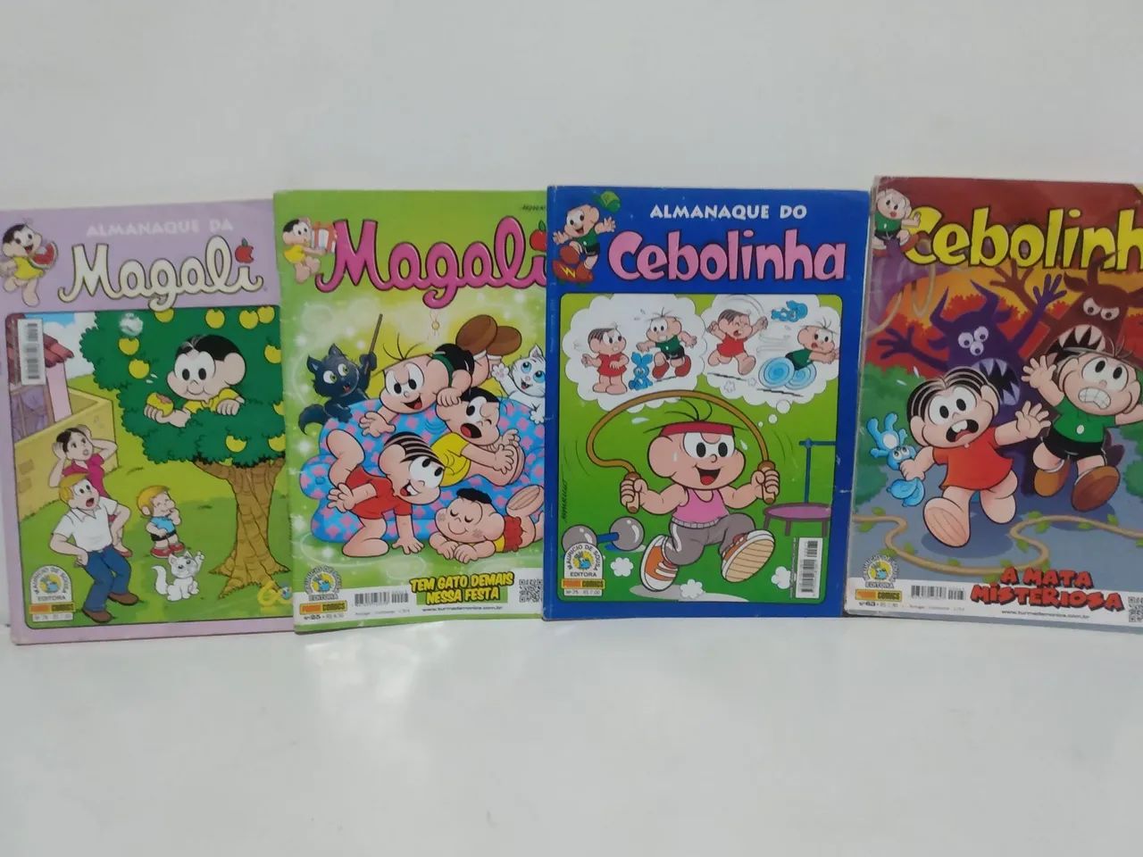 Revistas Turma da Mônica - 11 Gibis - Mônica Magali Cebolinha Cascão Chico Bento  - Foto 2