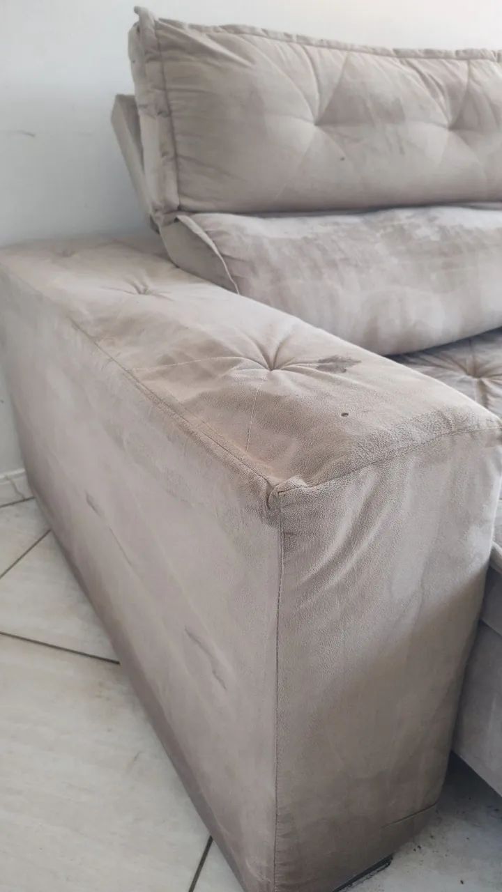 Sofá retrátil 3 lugares 2,70m - Foto 3