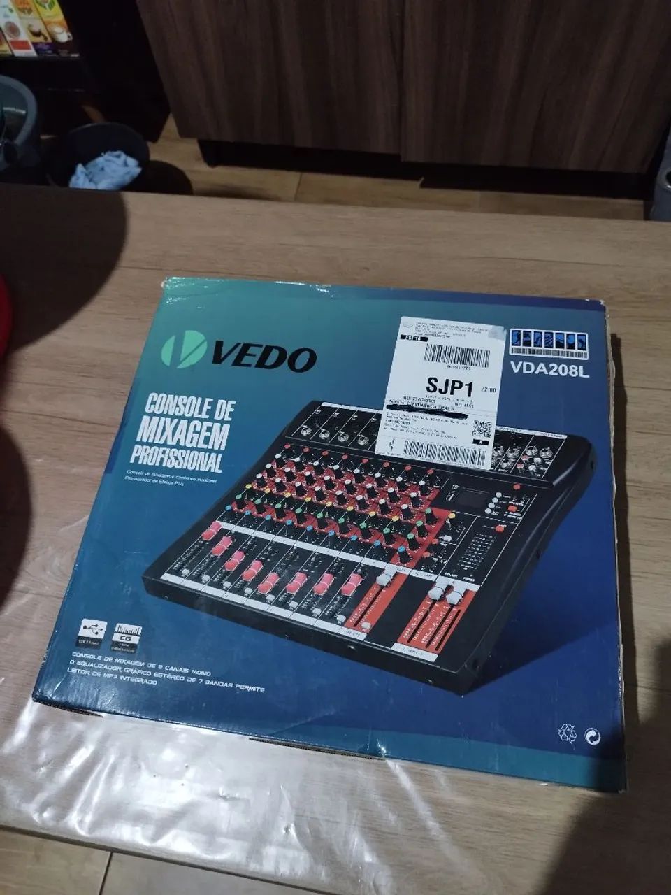 Mesa de som profissional Vedo 8 canais  - Foto 3