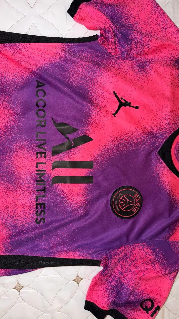 Camisa PSG Fourth 20/22 Torcedor Nike- Rosa - Foto 4