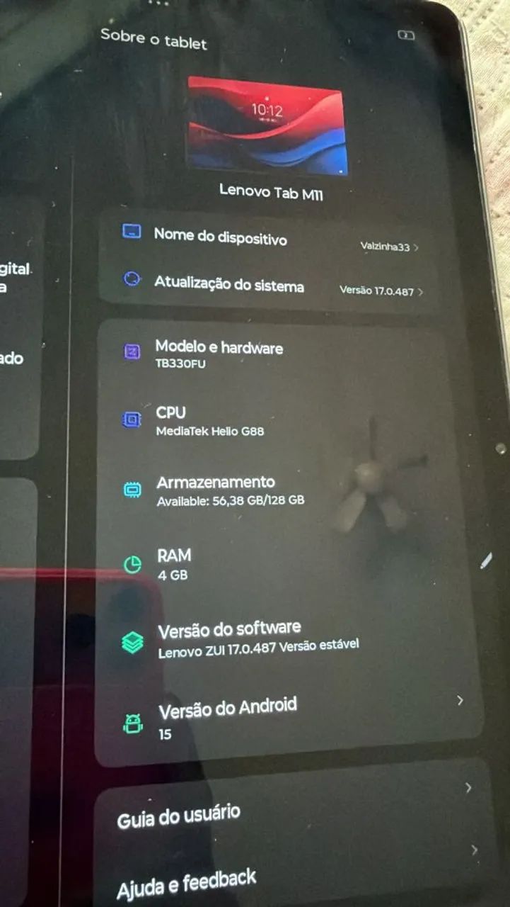 Tablete Lenovo M11 4g, 128G - Foto 4