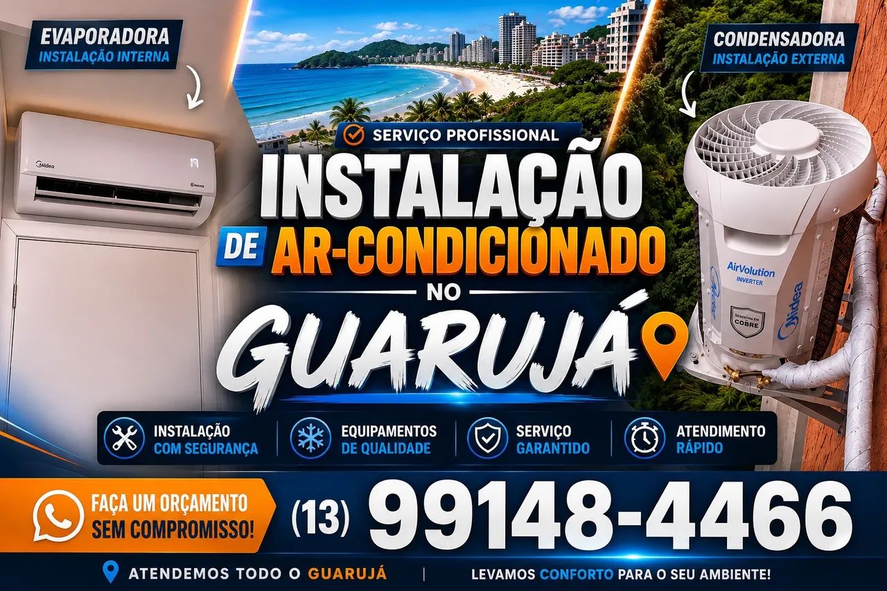 Instalação de ar-condicionado