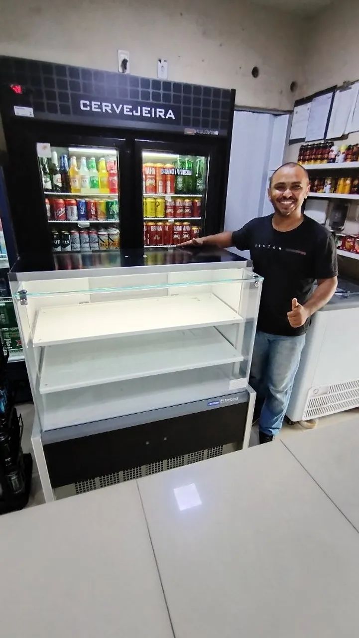 BALCÃO REFRIGERADO PLACA FRIA 1.10 METRO GELOPAR  - Foto 4