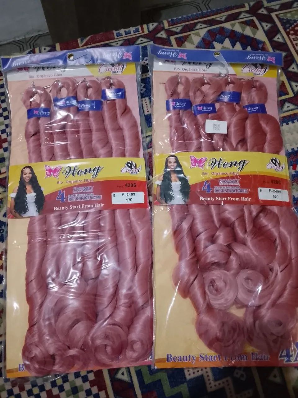 Cabelo Jumbo cacheado