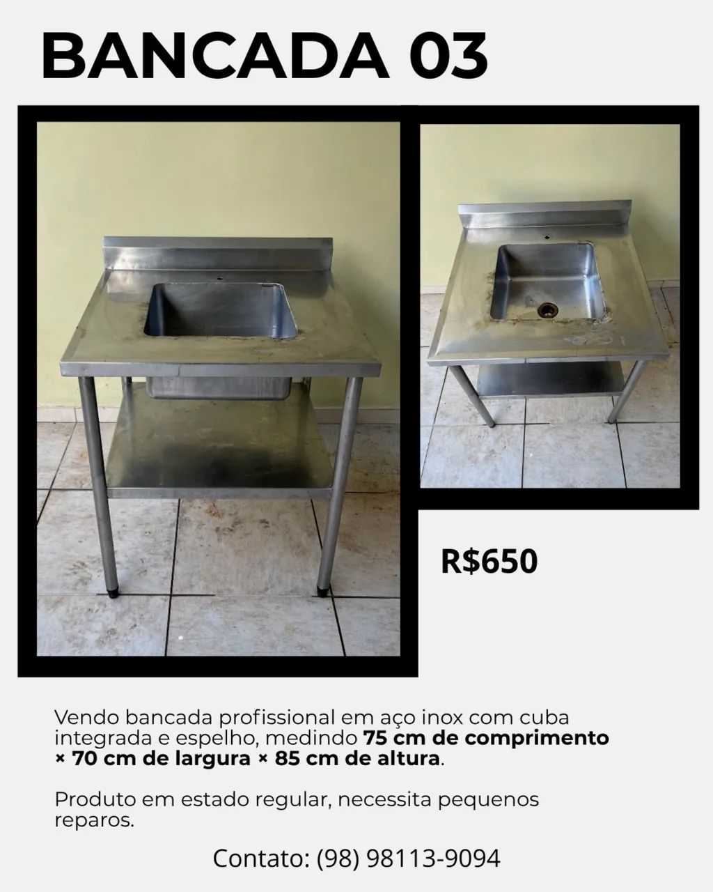 Pias em inox  - Foto 3