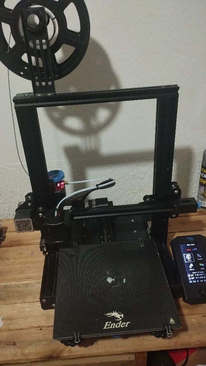 Ender 3 V2 com Upgrades (Molas de silicone laranjas + Extrusora de Metal) - Foto 3