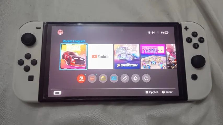 Nintendo Switch Oled, Na Caixa, Zerado, Acessorios, Parcelo, Aceito troca