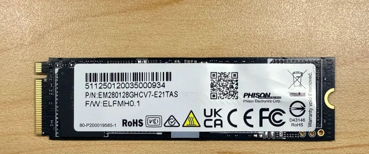 Ssd m2 nvme 128gb sem defeitos