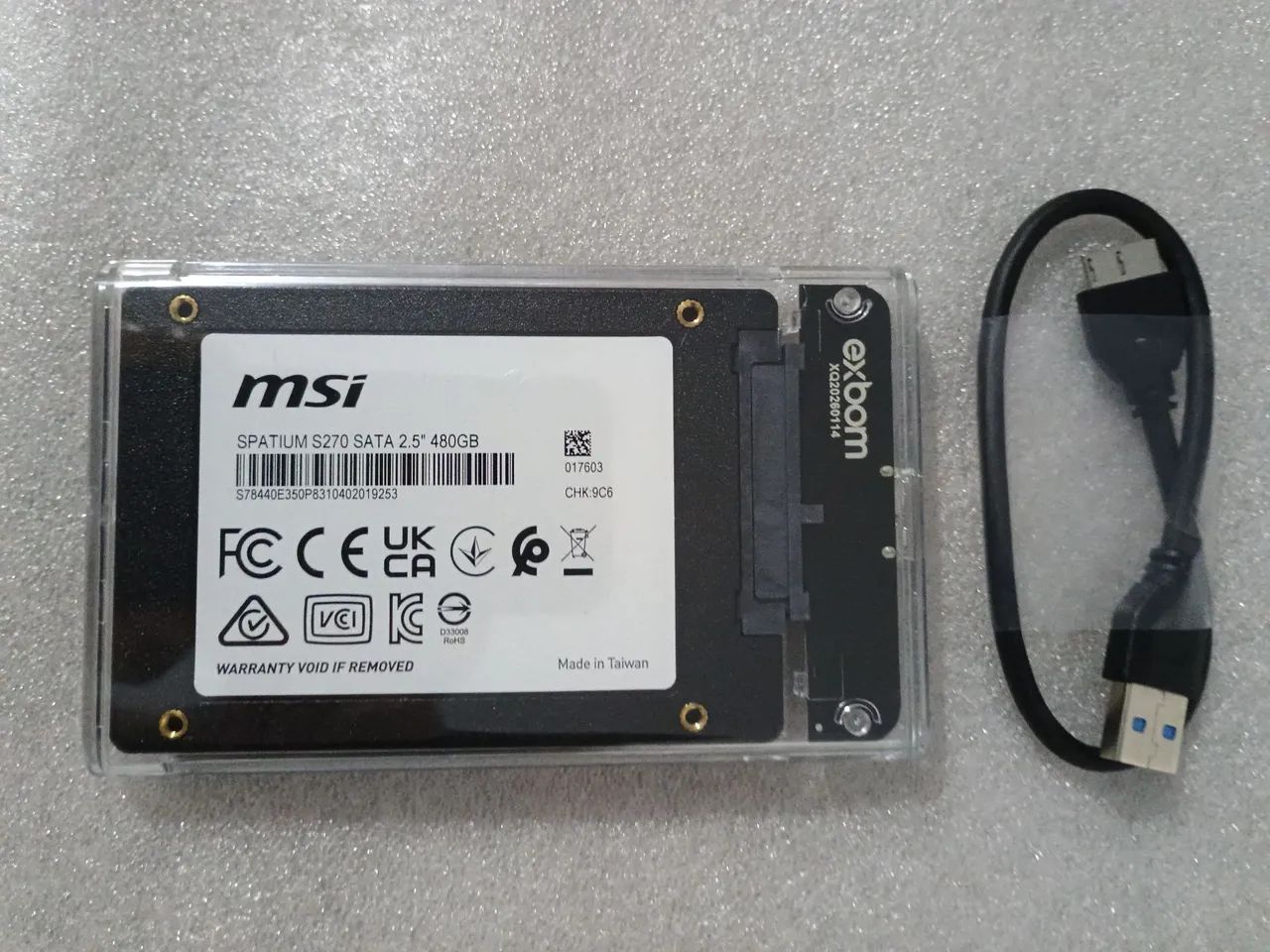 SSD Msi 480gb novo - Armazenamento - Balneário Pinhal 1537670600 | OLX