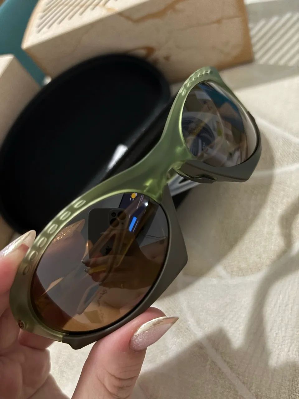 Óculos De Sol Oakley Lupa Premium Liet Plantar Verde 