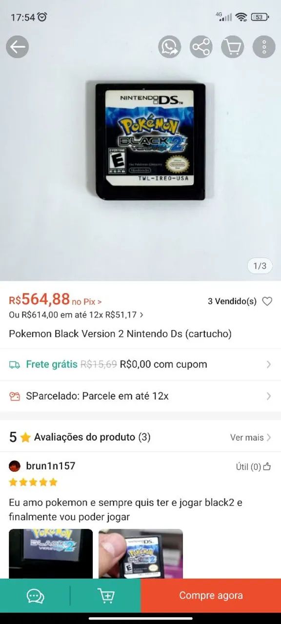 Jogo do Pokémon do Nintendo 3ds  - Foto 2