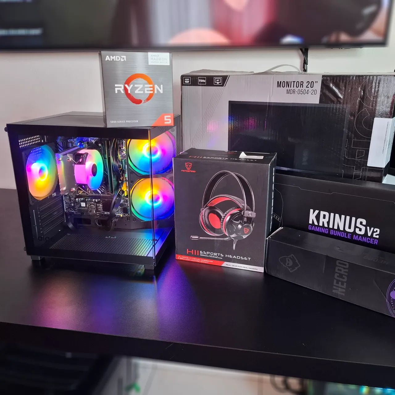 PC Gamer Ryzen 5 5600GT, 8gb + Combo Gamer - Entrego/Instalo - Foto 2