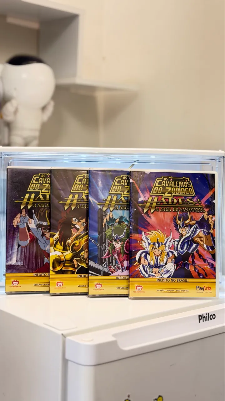 Dvd Os Cavaleiros Do Zodíaco A Lenda Do Santuário Semi Novo - CDs