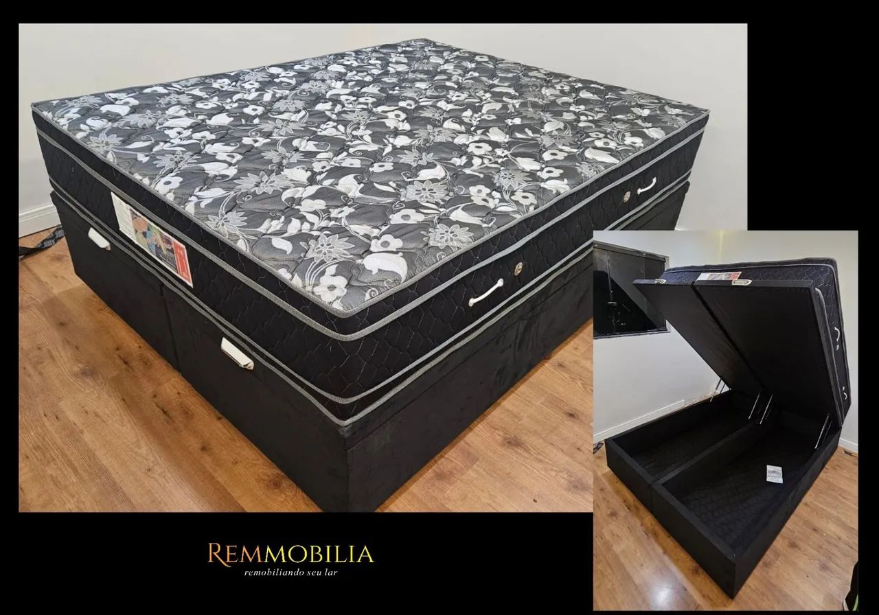 CAMA BOX QUEENSIZE BAÚ - NOVA / ENTREGAMOS 