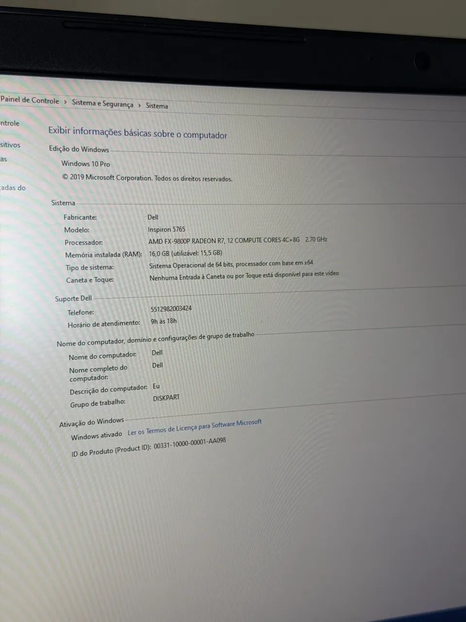 Notebook Dell Inspiron 5765 - Foto 3