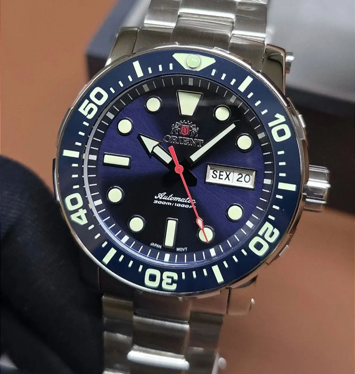 Relógio ORIENT Poseidon Automático Azul