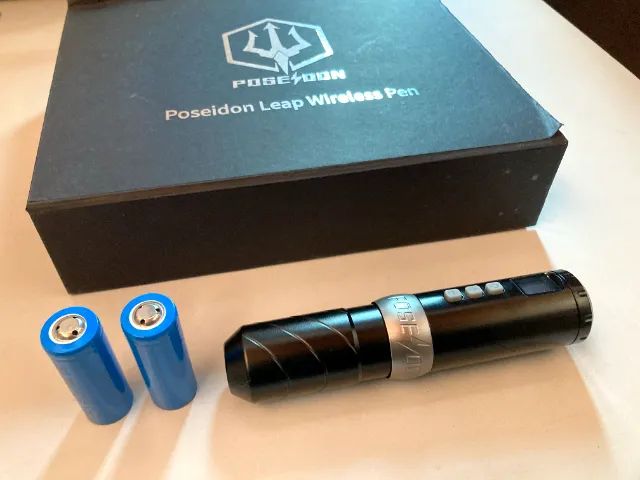 Pen Tattoo Poseidon V4 com 2 baterias - Foto 4