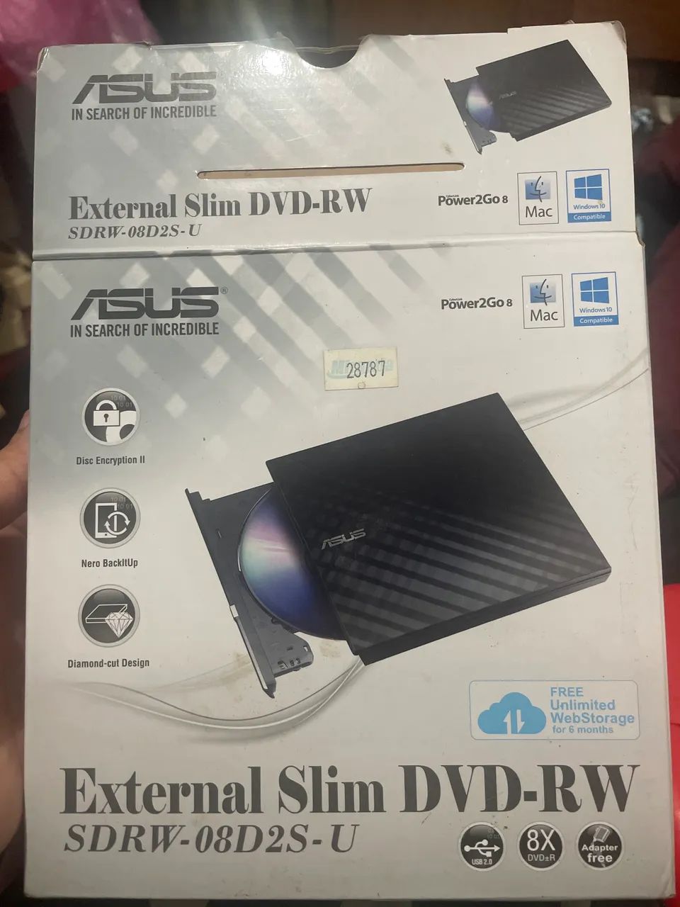 Leitor externo de DVD-RW