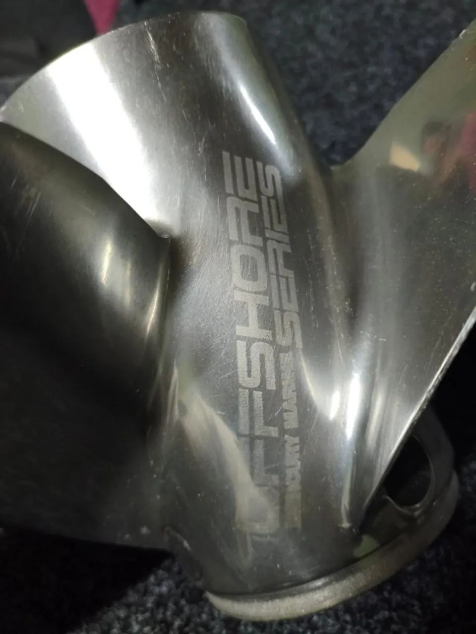 HÉLICE MERCURY LASER II INOX 19P - ORIGINAL - Foto 3