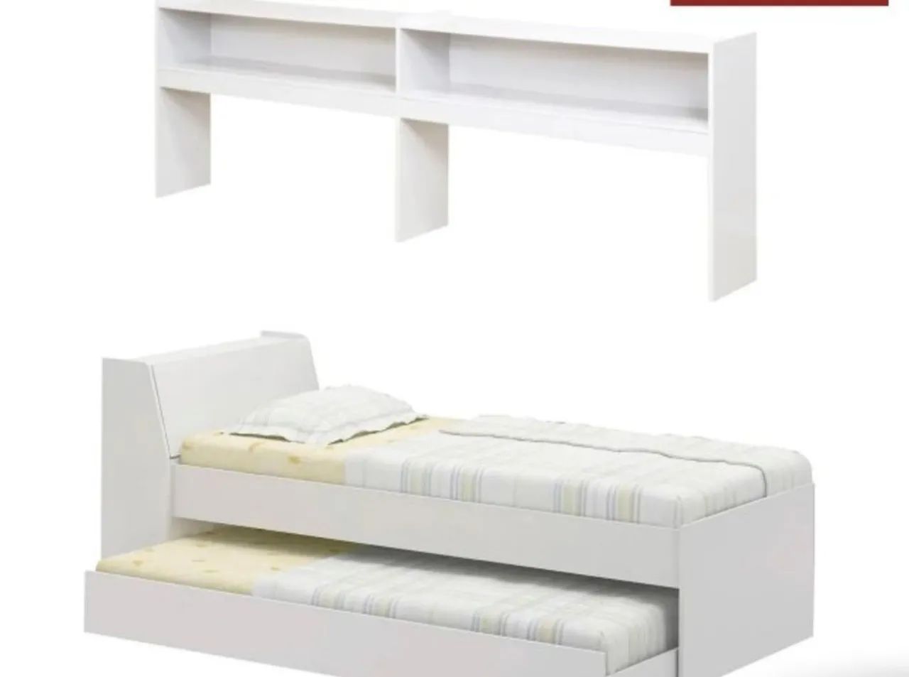 Bi-cama infantil com prateleira - Foto 3