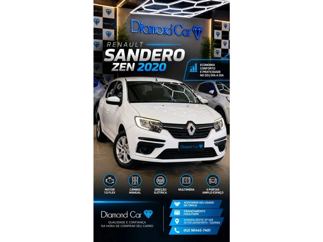 Renault Sandero ZEN 1.0 12V 2020