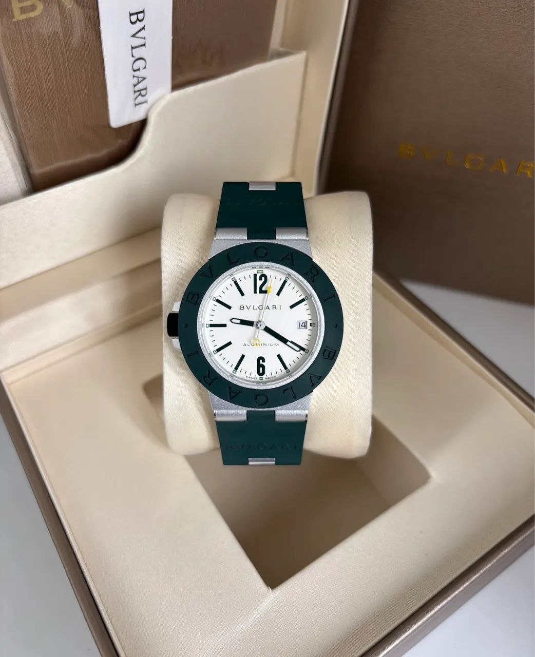 Relógio Bvlgari Aluminium 40mm Automático  - Foto 4