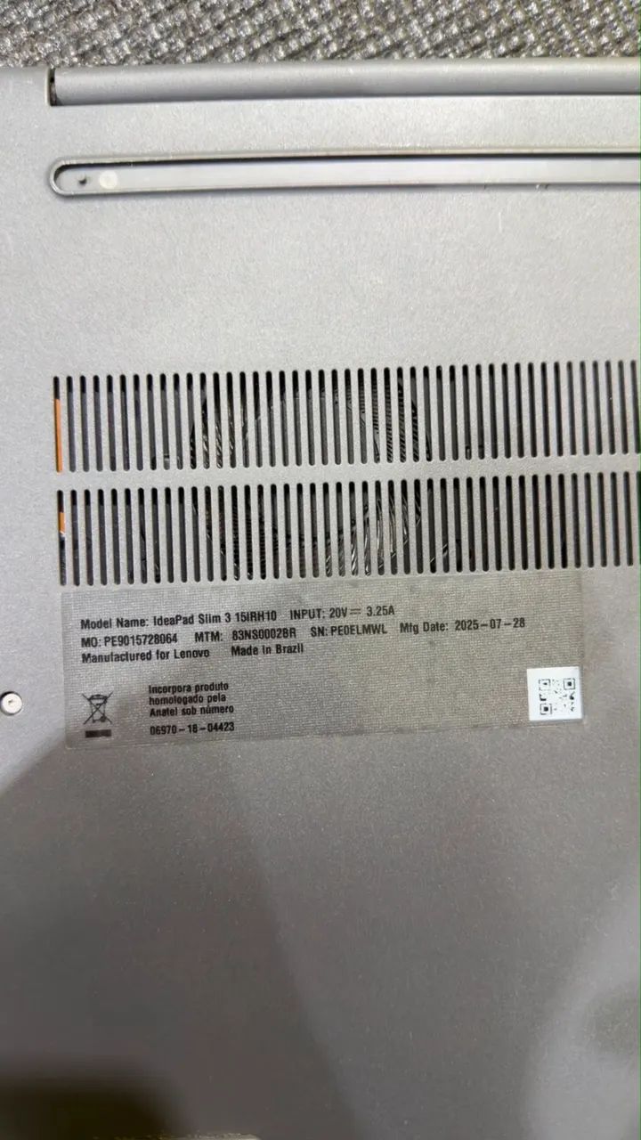 Notebook Lenovo idea pad Slim 3  troco em ps5 - Foto 3
