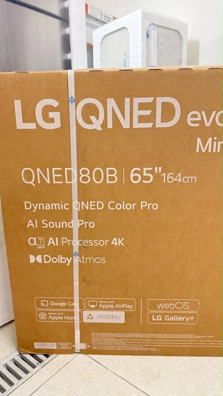 Smart TV LG QNED evo Mini LED AI 4K QNED80 65 polegadas 2026