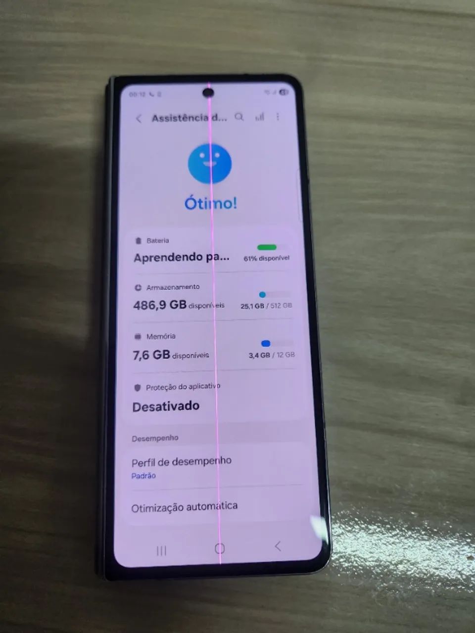 Com Defeito Galaxy Z Fold4 512gb Samsung 
