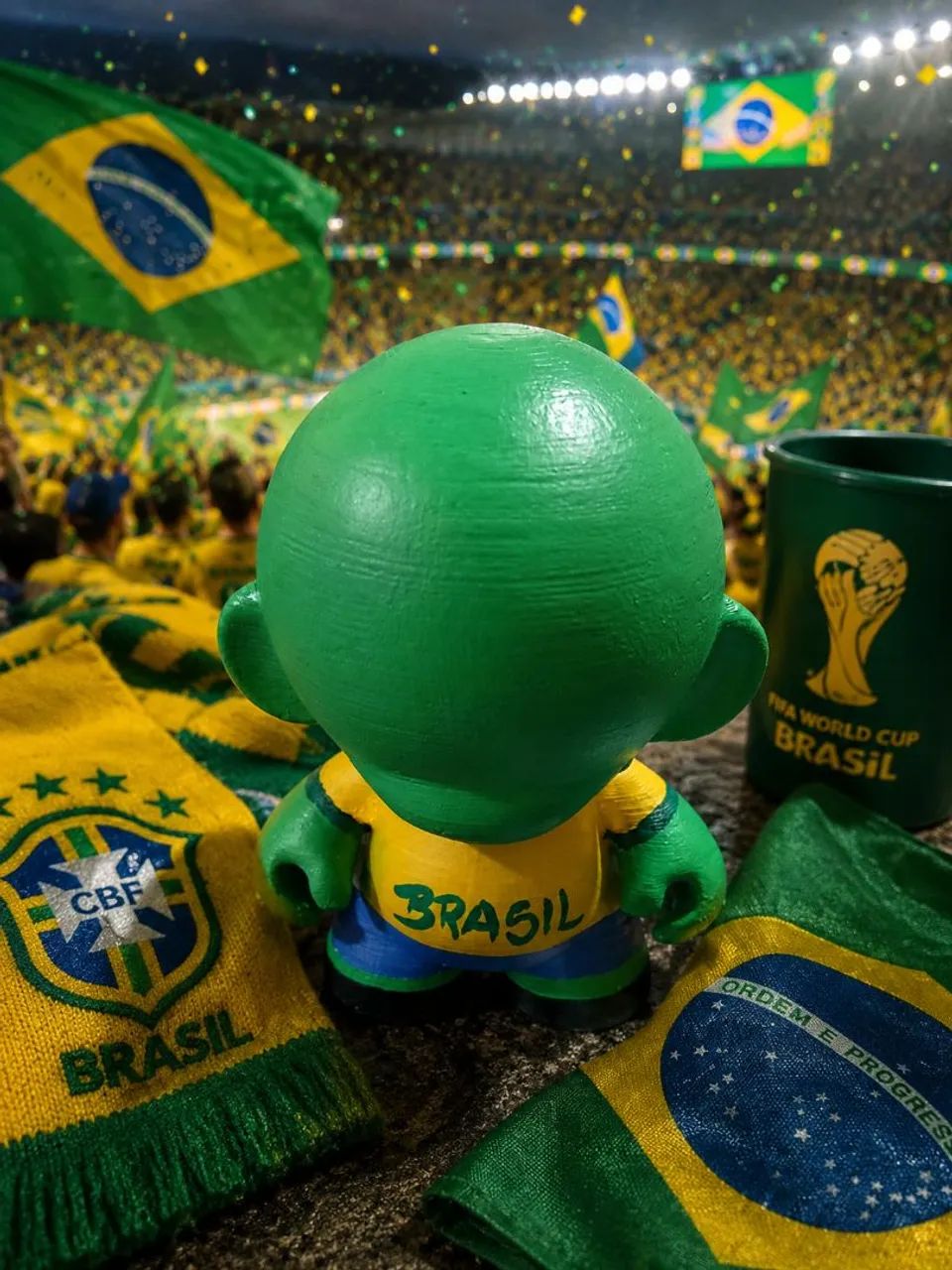 Boneco decorativo Brasil