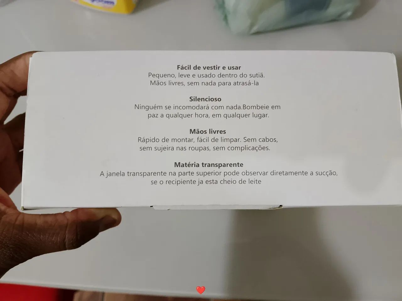 Bomba de tirar leite portátil  - Foto 2