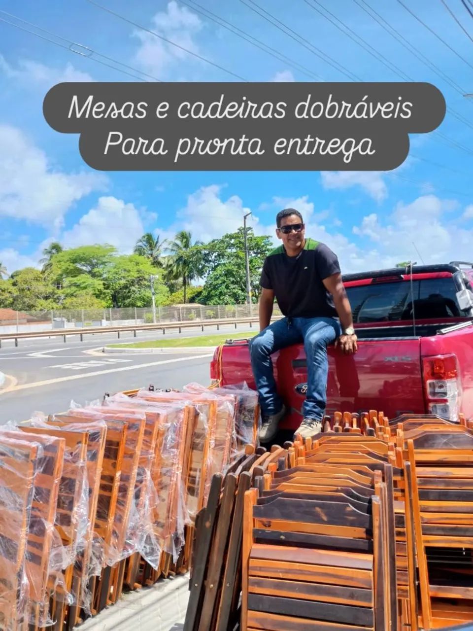 Mesas e cadeiras dobráveis atacado e varejo  - Foto 5