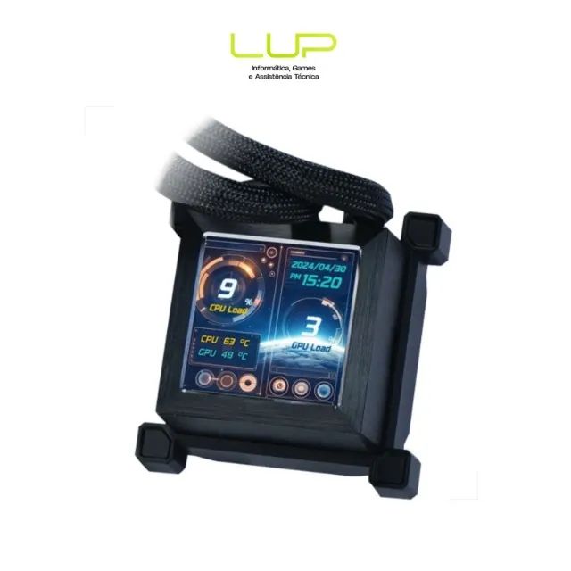 (LOJA FÍSICA) Water Cooler Lian Li Hydroshift LCD 360TL, Diplay LCD  - Foto 2
