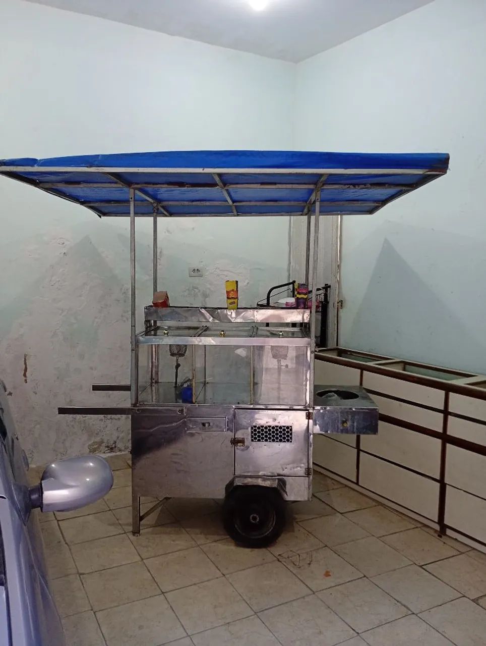 Vende-se vc carrinho de pipoca completo ... valor 1.500 - Foto 4