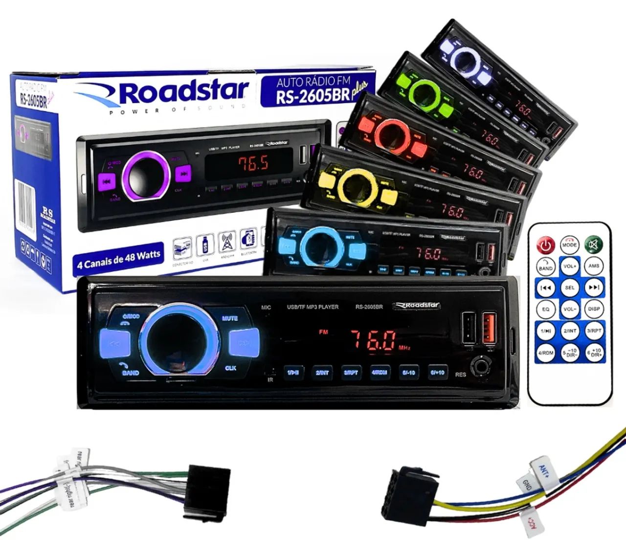 Auto rádio bluetooth 