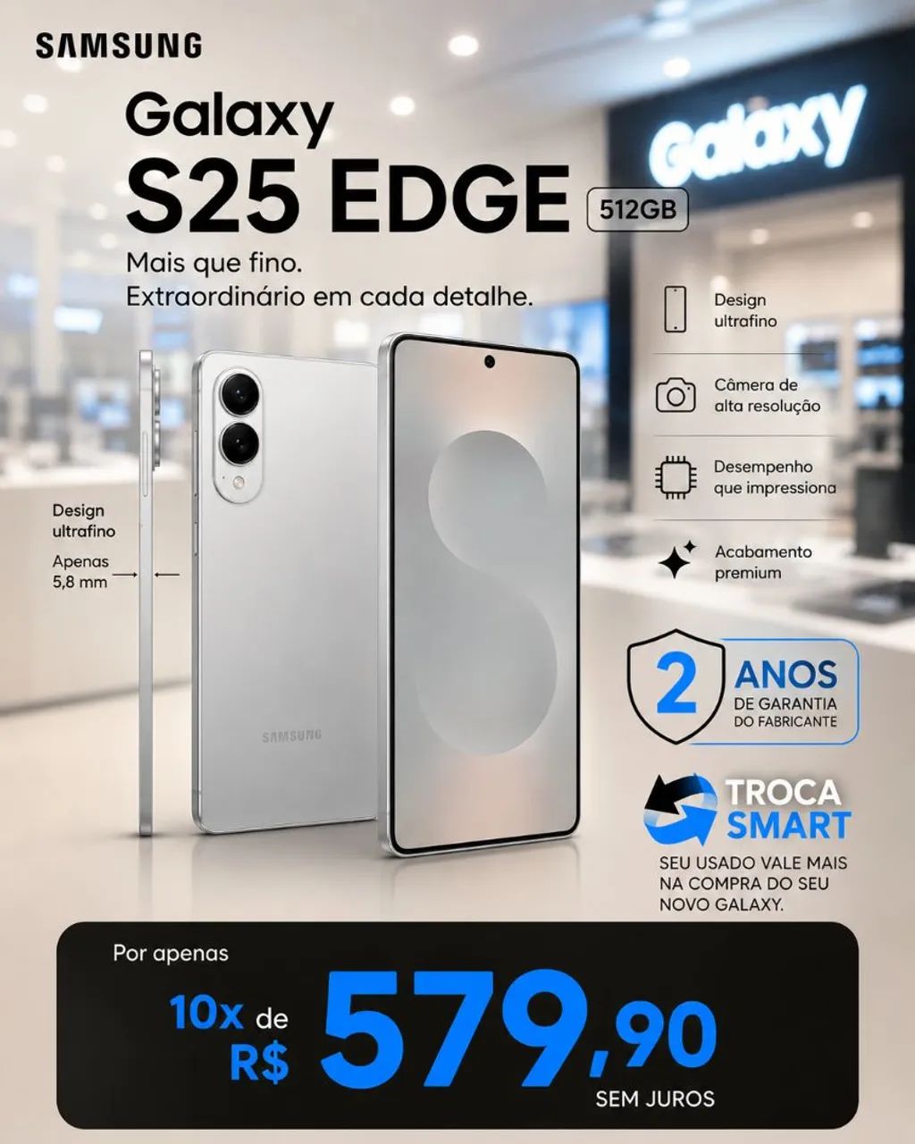 GALAXY S25 EDGE 512GB