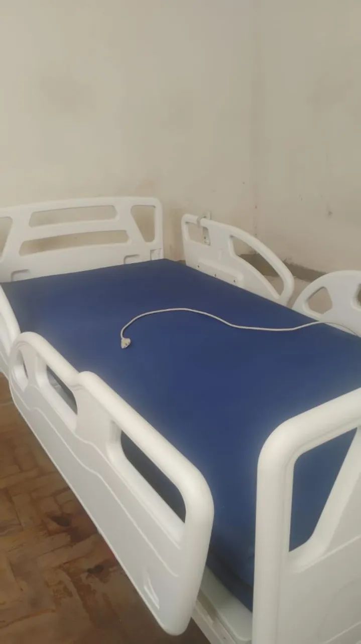 Cama hospitalar automática + colchão pneumático  - Foto 5