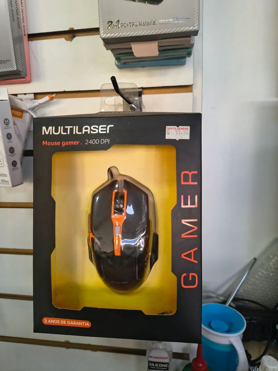 Mouse Gamer Multilaser 2400DPI - Foto 4