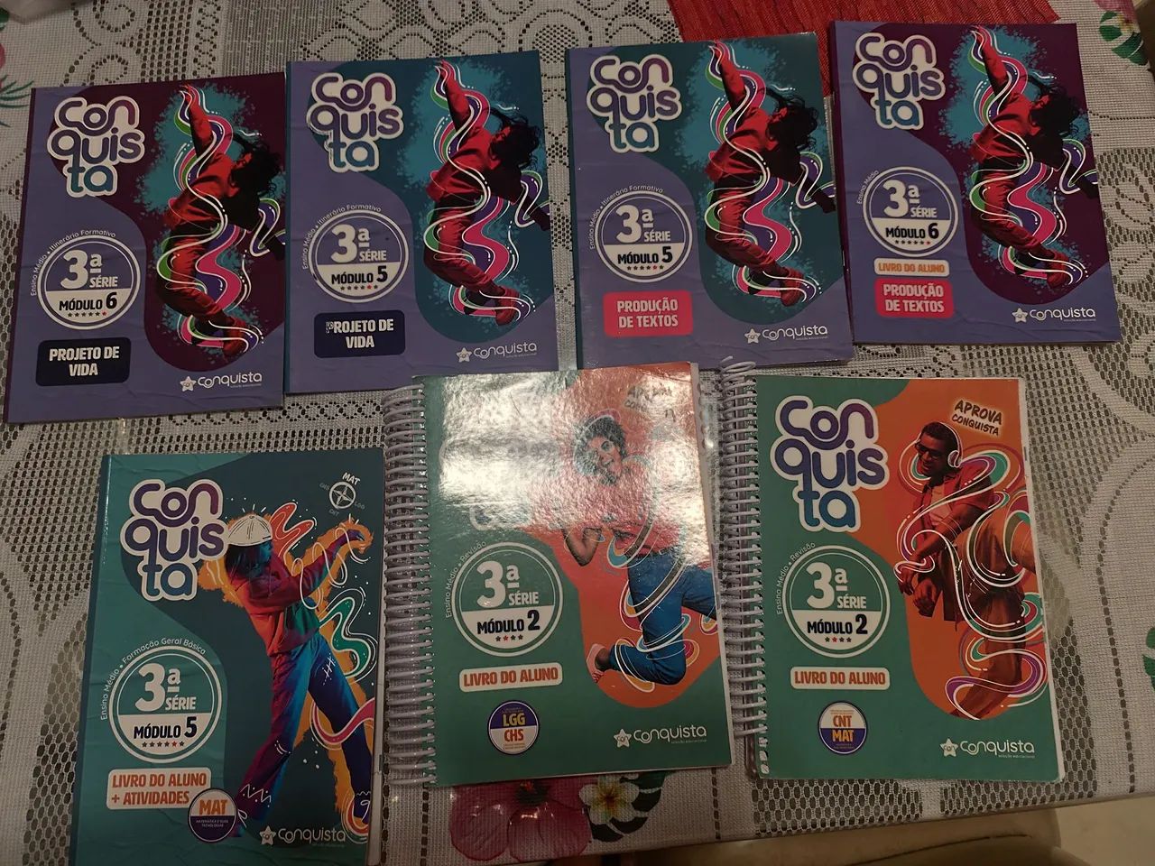 Livros 3° ano do ensino médio do Portal conquista, completo