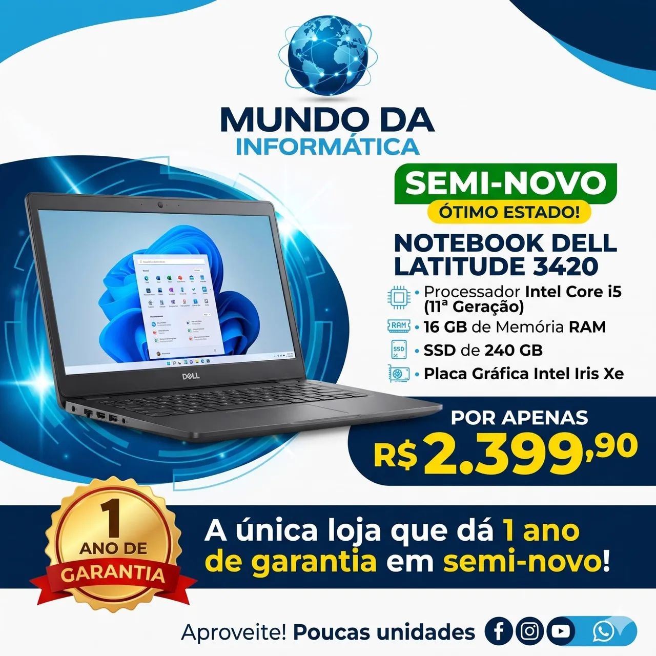 Notebooks semi-novos - Foto 2