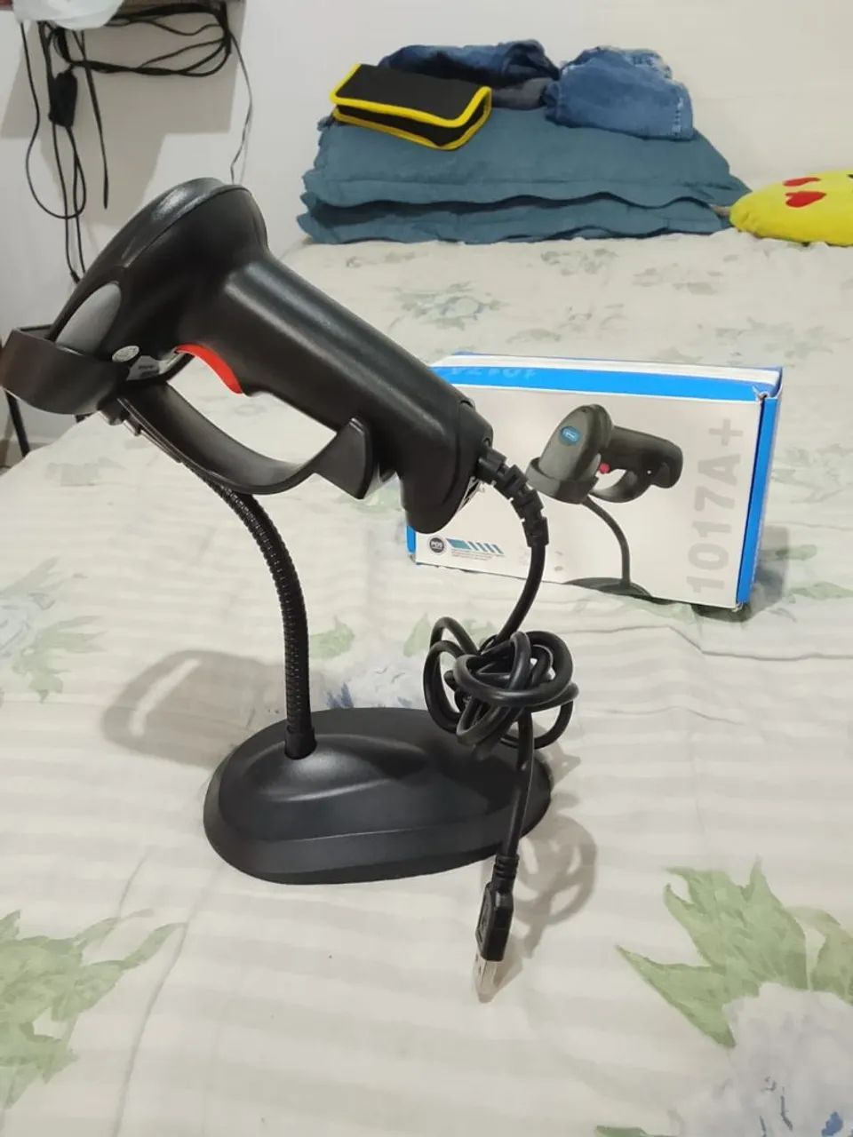 Leitor de Código de Barras a Lazer com suporte - Foto 2