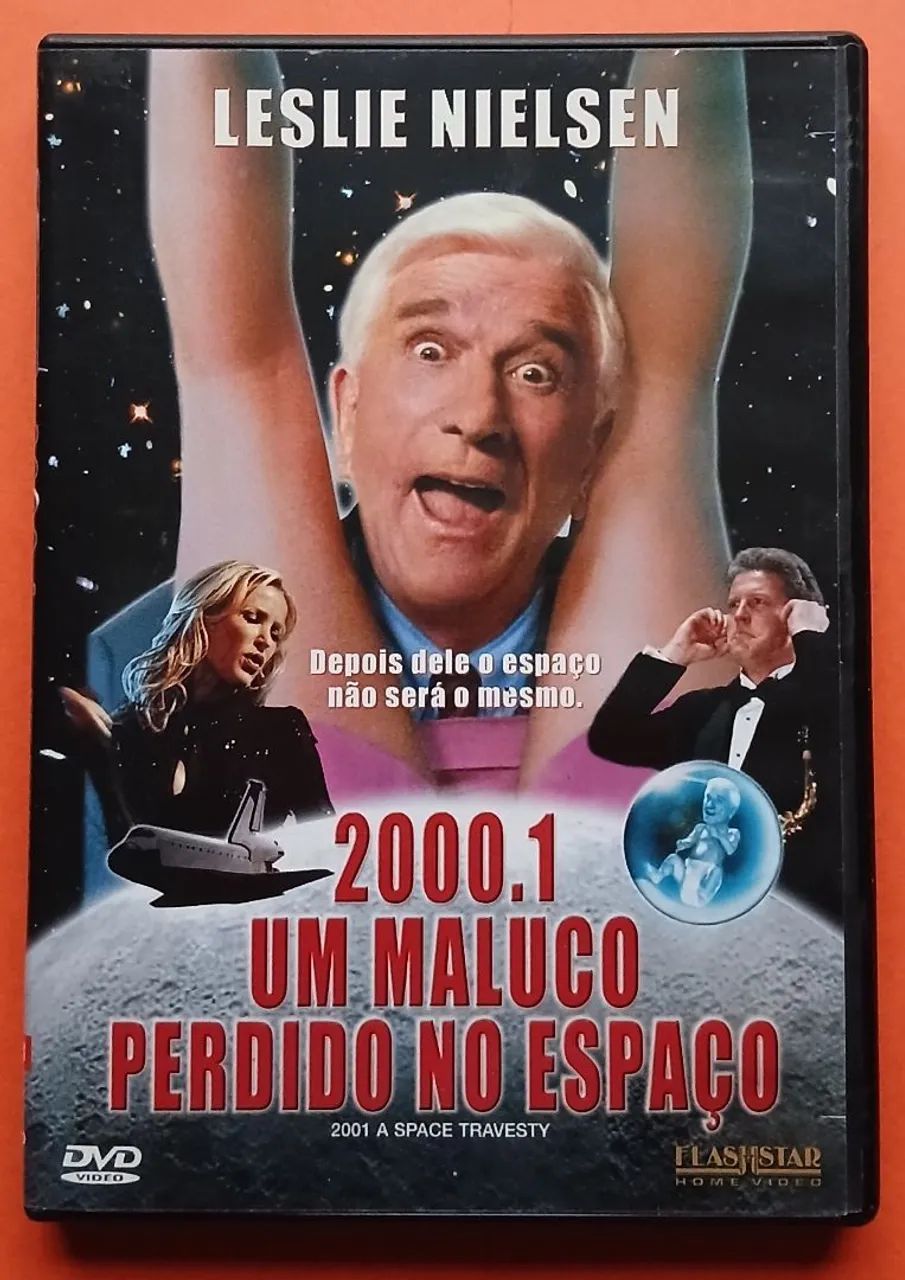 Dvd 2000.1 Um Maluco Perdido no Espaço - Leslie Nielsen - CDs