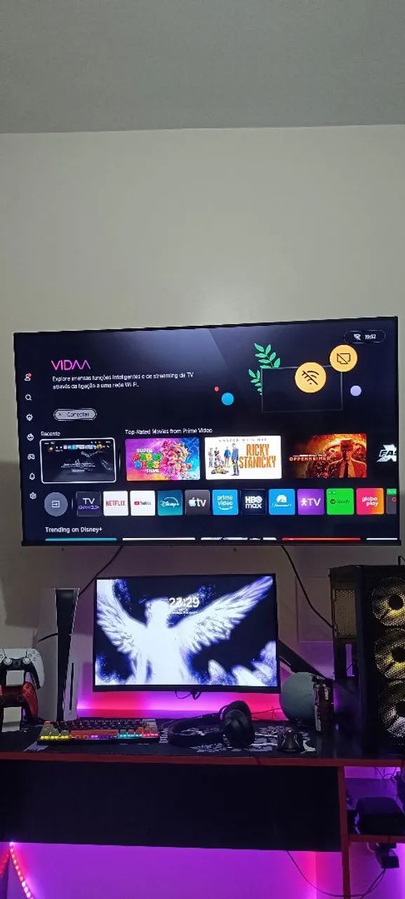 Smart TV QLED 4k Hisense 50" polegadas - Foto 2