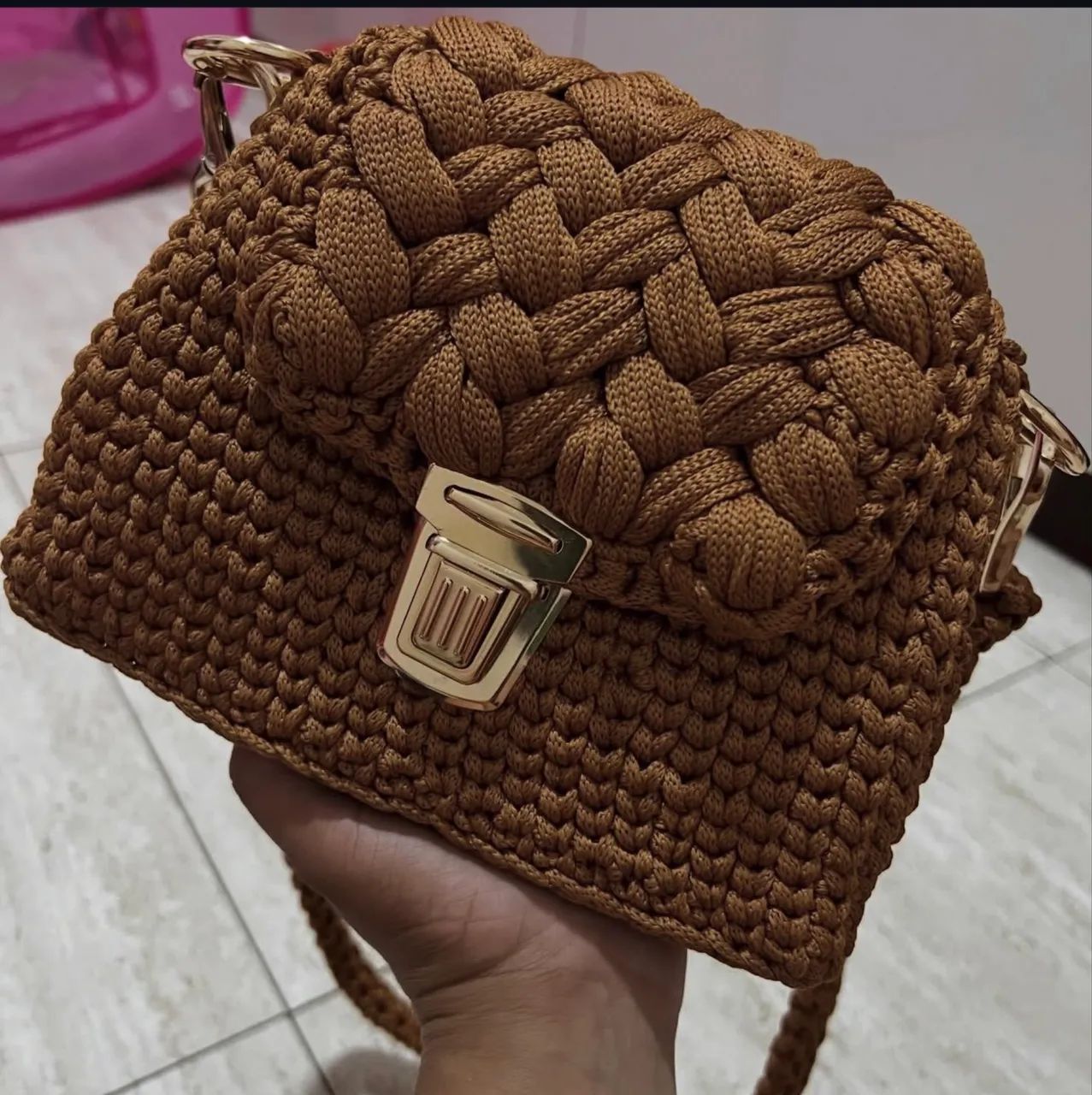 Bolsa em crochê