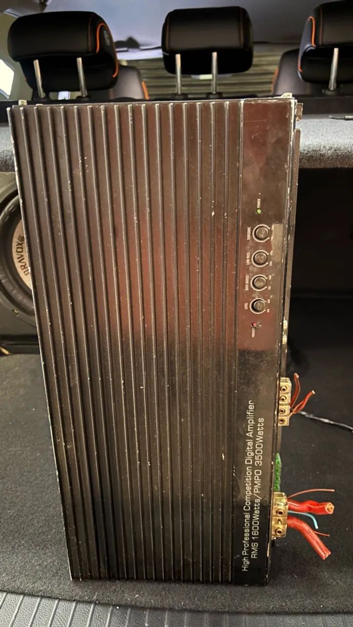? Caixa com subwoofer Bravox de 12 polegadas ? Potência informada: 350 W ? Bobina dupla ?  - Foto 4