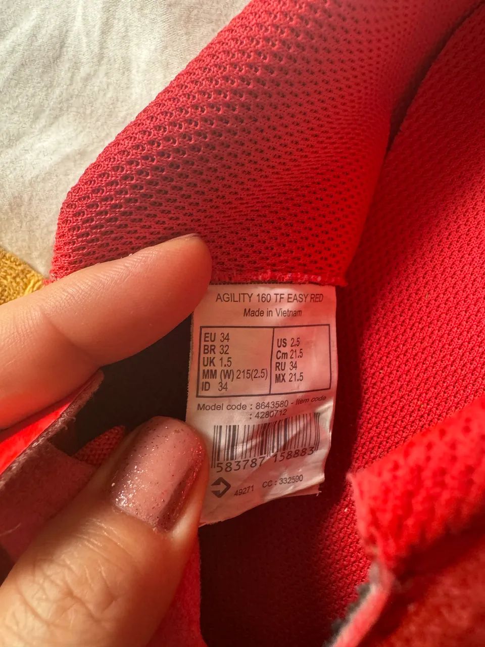 Chuteira Infantil De Society Easy Turf 160 (tamanho 32) - Foto 4