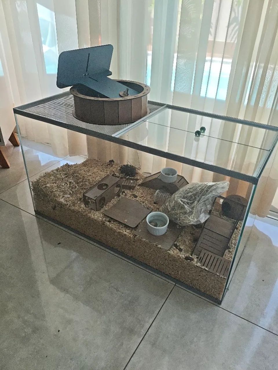 Caixa de vidro para hamster  - Foto 2