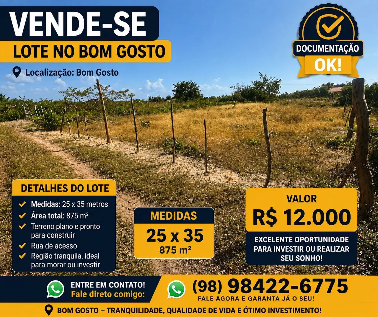 Oportunidade boa! 