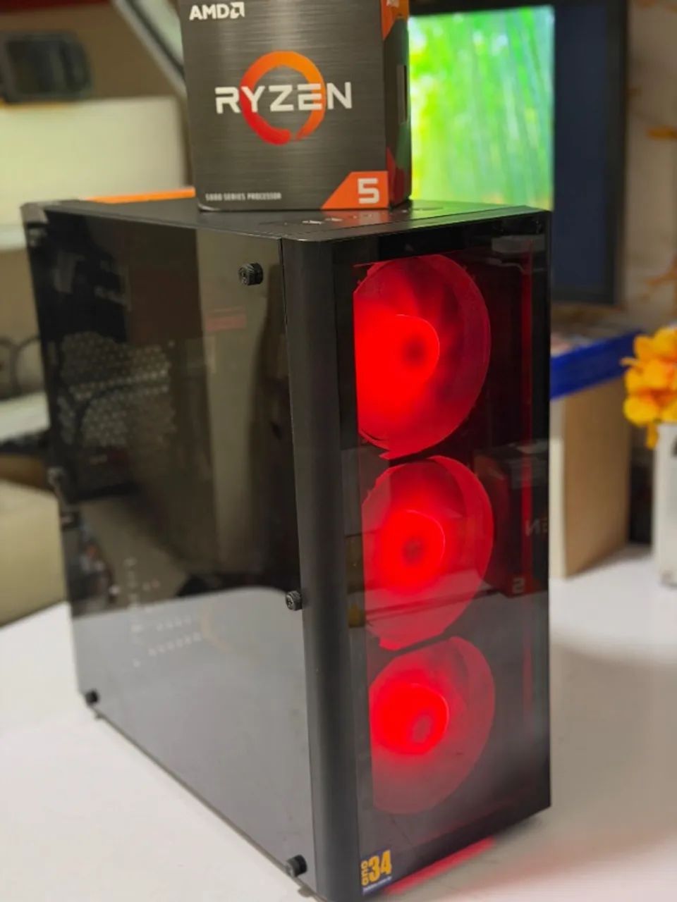 PC  Ryzen 5 4650G PRO + GTX 1660 Super + 16GB - Foto 3